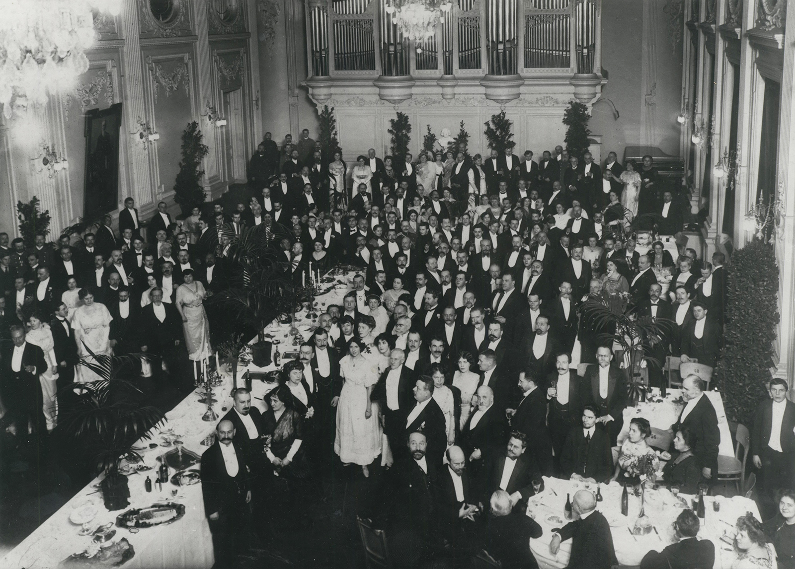 Празднование 50-летия Санкт-Петербургской консерватории. Малый зал. 1912